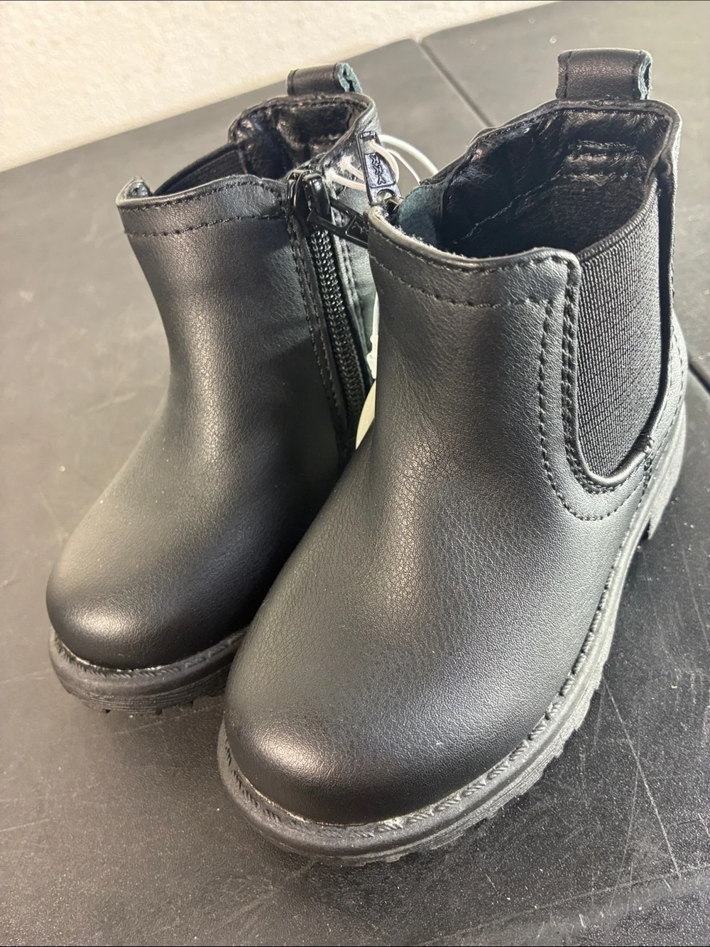 The Children's Place Black Kids Chelsea Ankle Boots